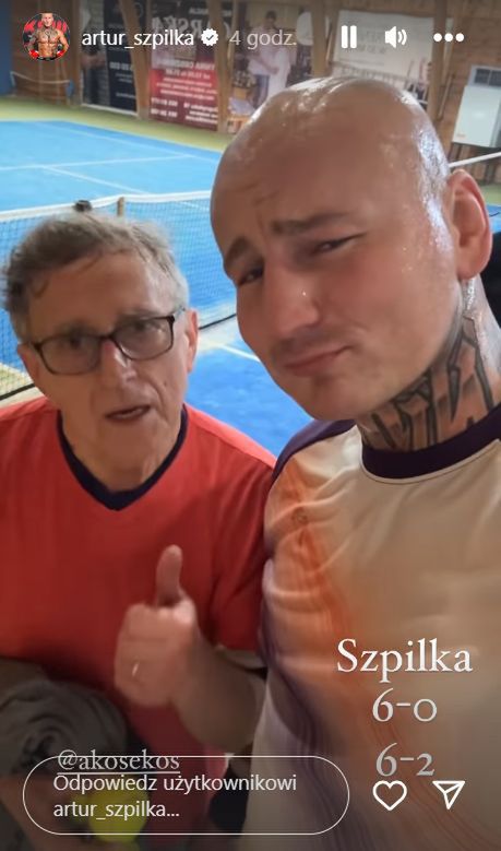 Na zdjęciu: Andrzej Kostyra i Artur Szpilka