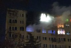Pożar wieżowca w Toruniu. Są ranni, zniszczonych kilkanaście mieszkań
