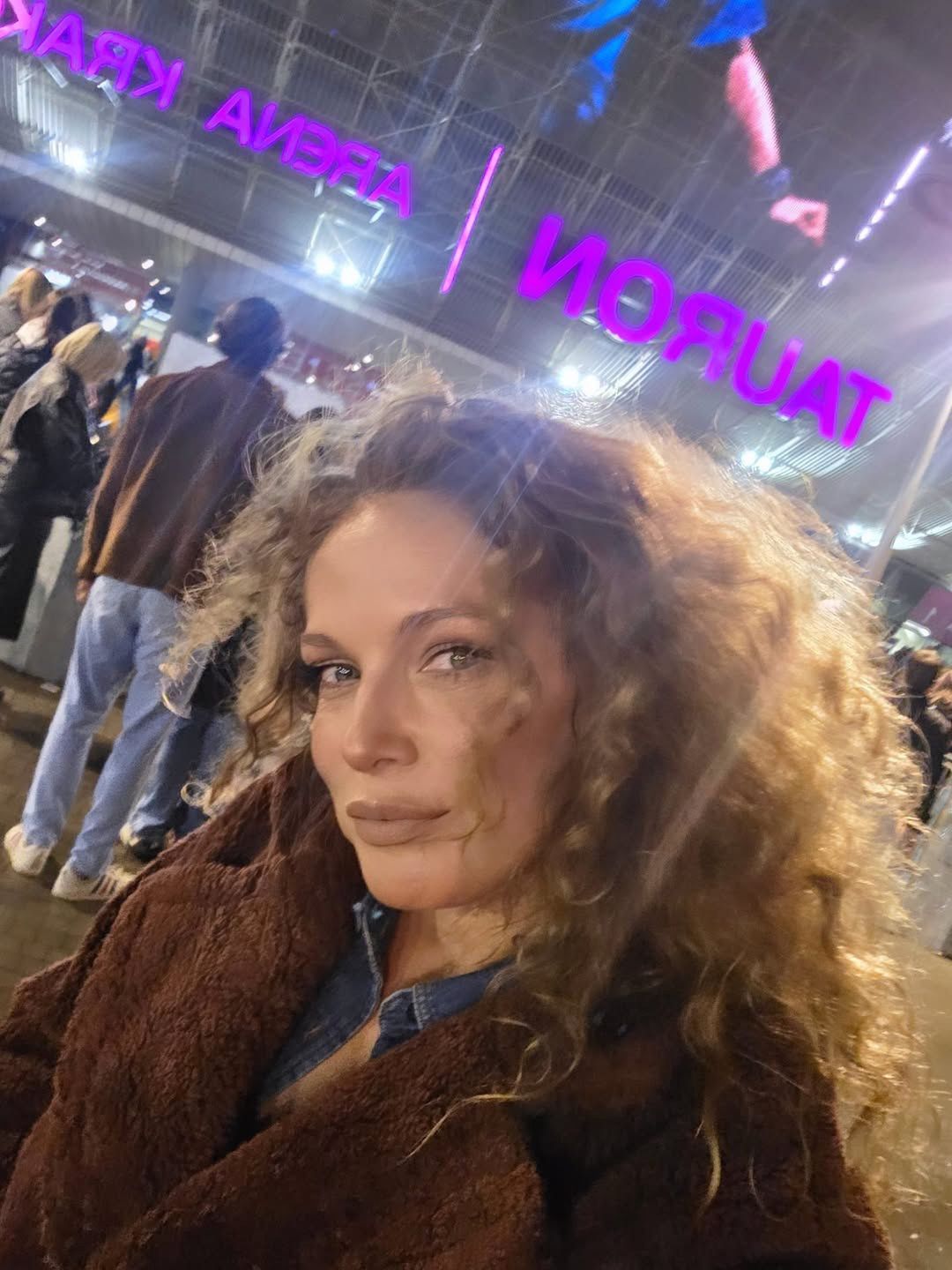 Joanna Liszowska na koncercie Katy Perry 