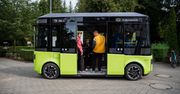 Nowość na cmentarzu we Wrocławiu. Autonomiczny minibus ruszył w trasę