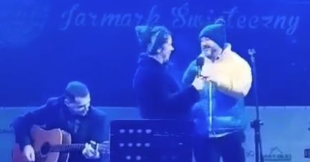 Niezwykłe sceny na bydgoskim jarmarku. Andrzej Piaseczny zaskoczył wszystkich