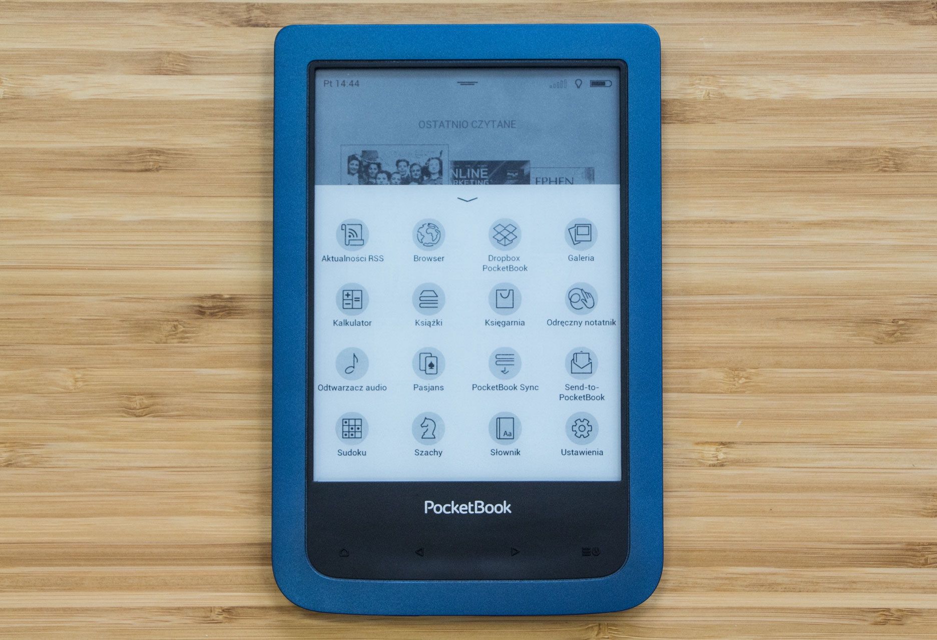 PocketBook Aqua 2 aplikacje