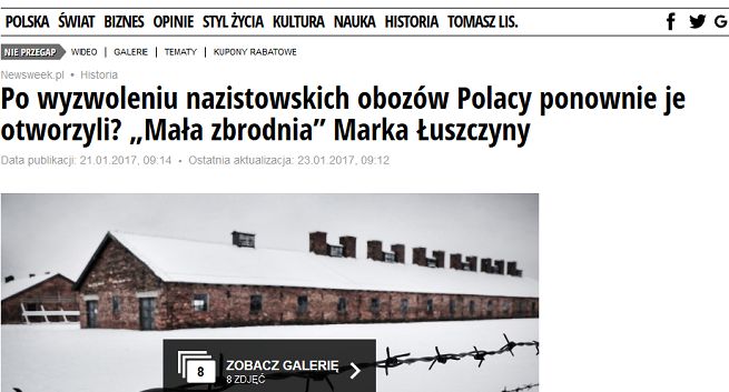 RASP pozwie Wolnejeziorany.pl za porównanie autorki tekstu w „Newsweeku” o „polskich obozach koncentracyjnych” do ogolonej prostytutki