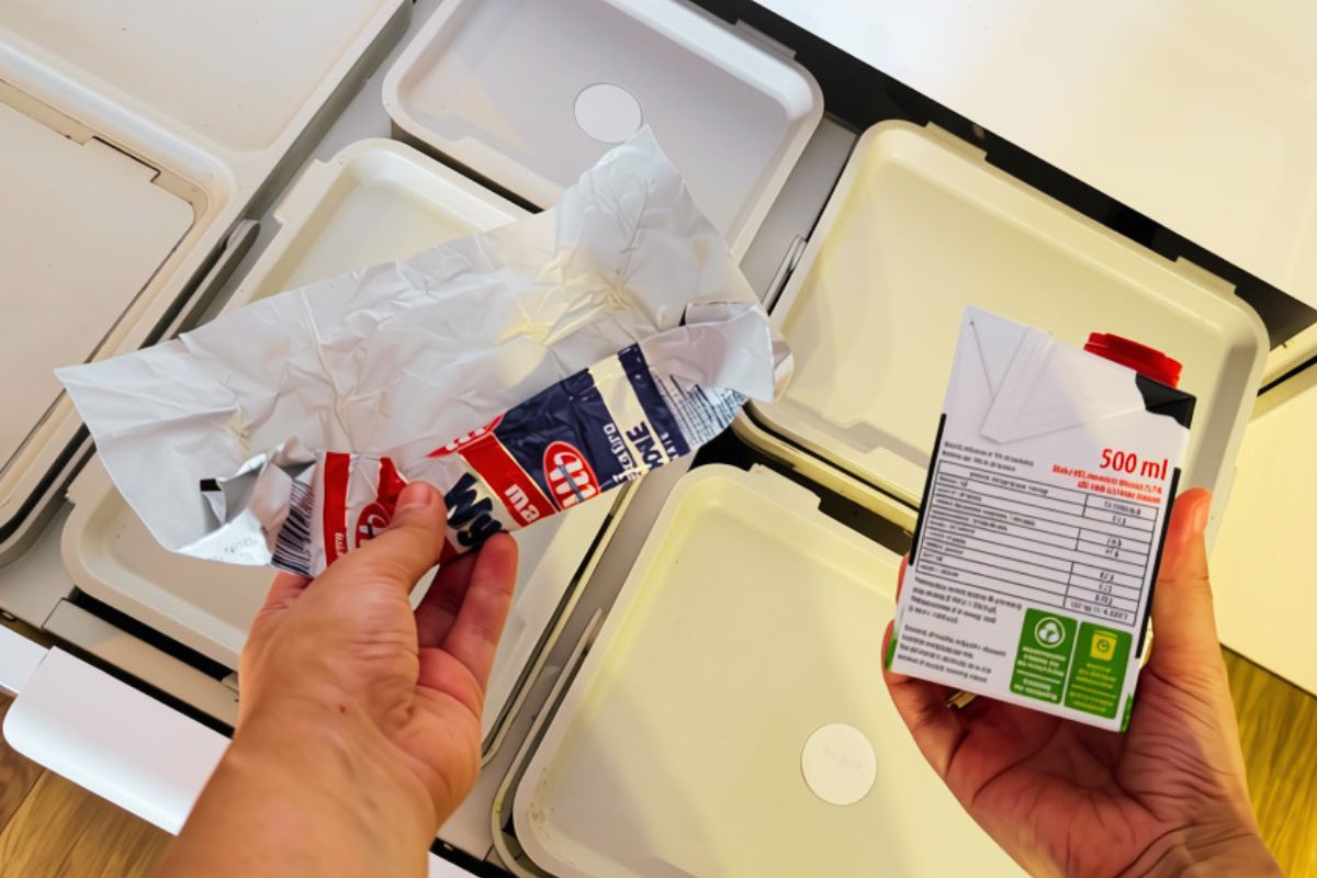 Papierek po zużytym maśle i karton po mleku. Wielu nadal nie wie, gdzie tak naprawdę powinny trafić