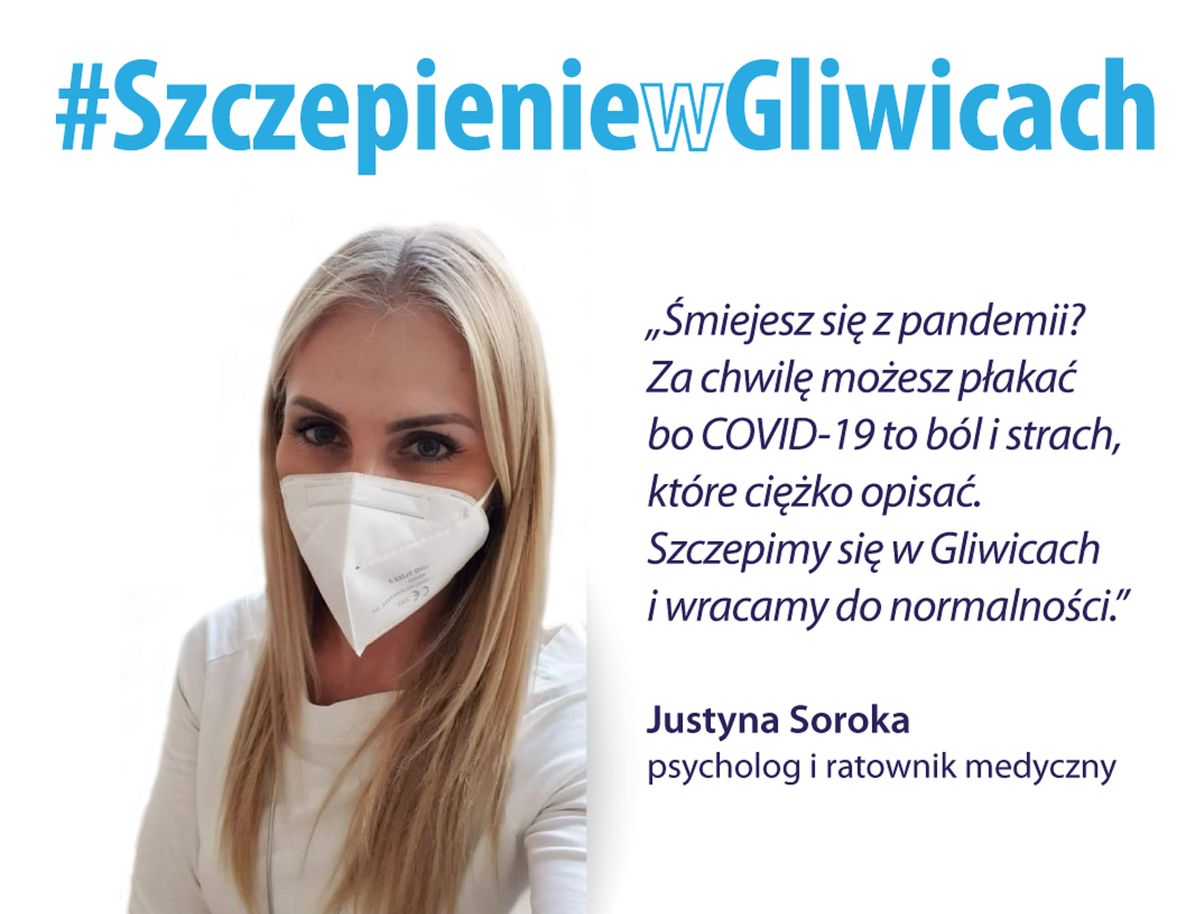 Śląskie. Rusza edukacyjna kampania wyjaśniająca Szczepienie w Gliwicach, którą organizują miejscowi medycy.