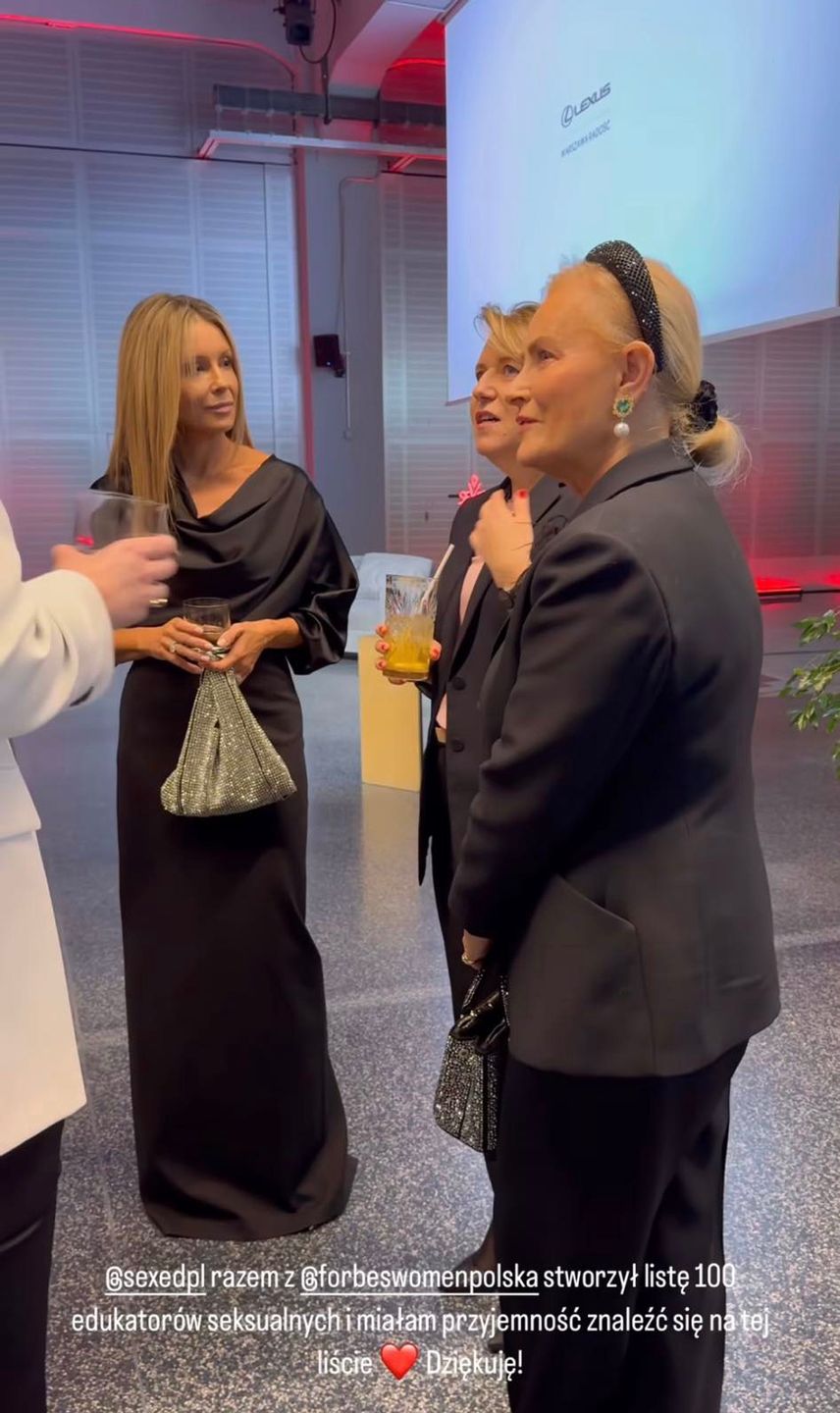 Małgorzata Rozenek na gali Forbesa