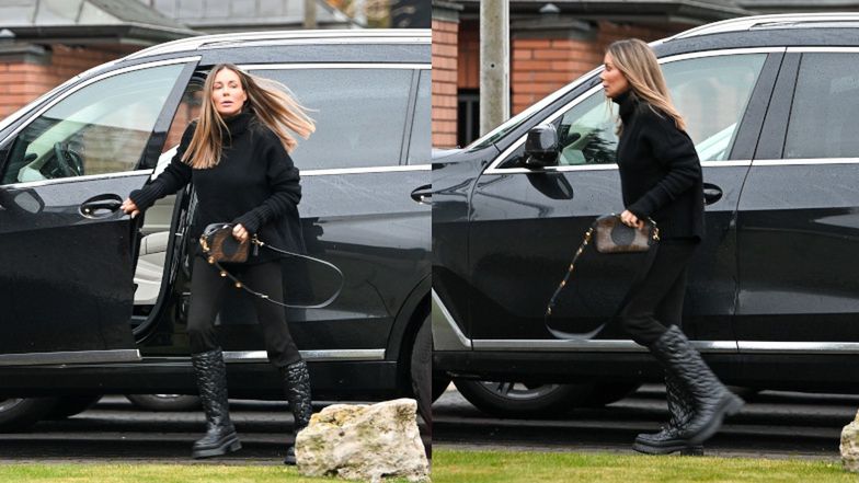 Małgorzata Rozenek łamie przepisy ruchu drogowego