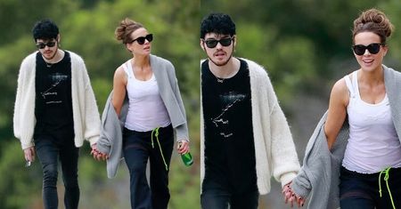 Kate Beckinsale spaceruje z nowym chłopakiem. Muzyk jest zaledwie ROK STARSZY OD JEJ CÓRKI... (ZDJĘCIA)
