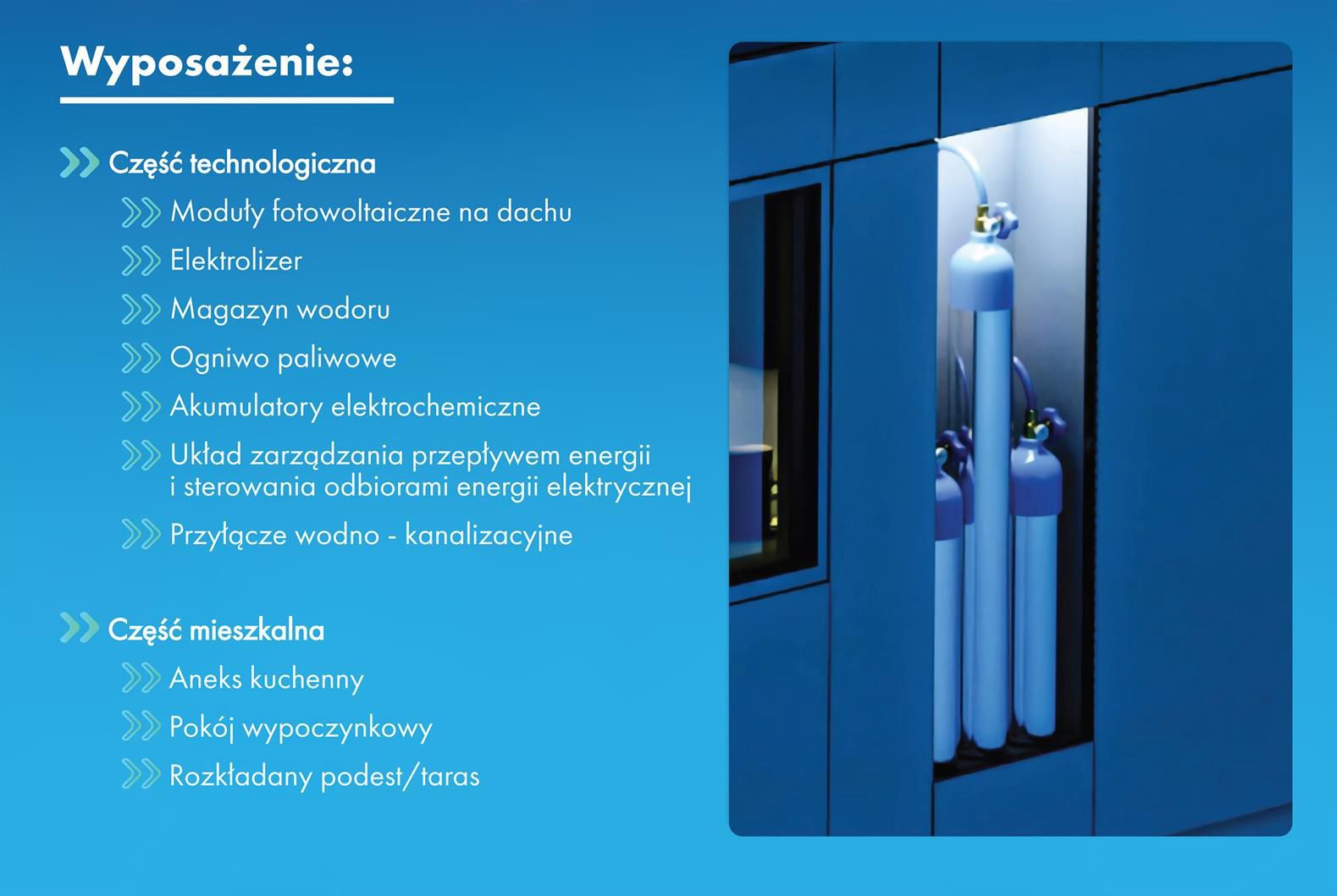 Dom H2 zasilany wyłącznie wodorem i fotowoltaiką - prototyp