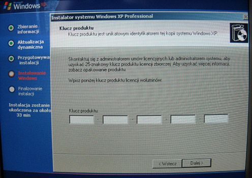 Instalacja Windows XP krok po kroku 14