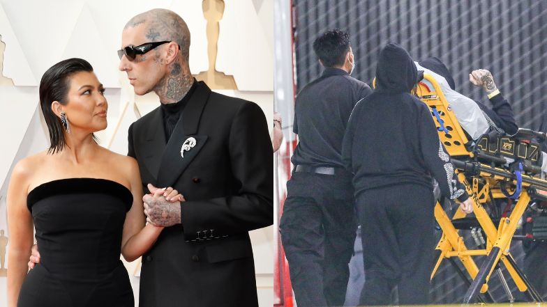 Kourtney Kardashian nie opuszcza szpitala, w którym przebywa Travis Barker