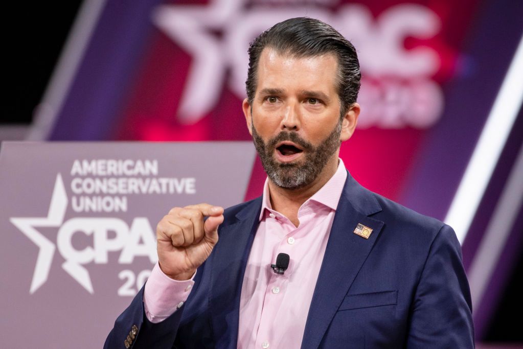 Donald Trump Jr. podczas Conservative Political Action Conference. (Getty Images)