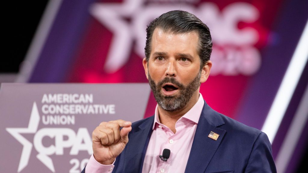 Donald Trump Jr. podczas Conservative Political Action Conference. (Getty Images)