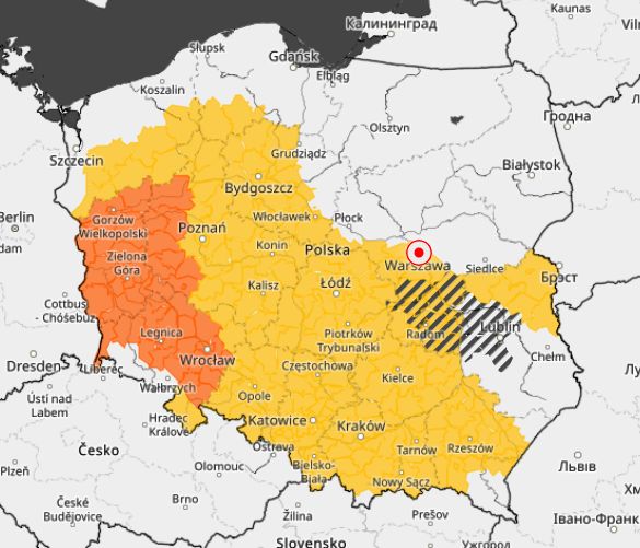 IMGW wydał ostrzeżenia