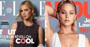 Jennifer Lawrence na okładkach "Glamour Magazine" i francuskiego "Elle"