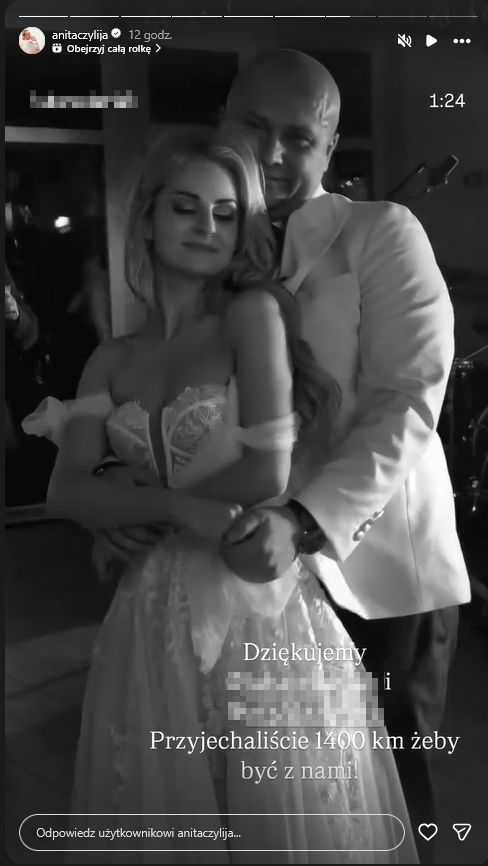 Tak wyglądał ślub Anity Szydłowskiej i Adriana Szymaniaka