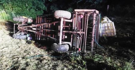 Tragedia w gminie Tarłów. Ciągnik przygniótł rolnika