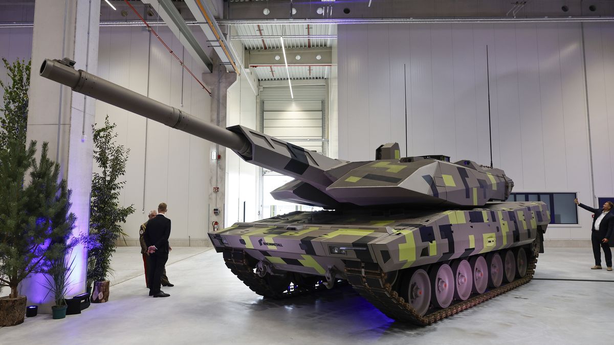 Na zdjęciu Panther KF51 - nowy czołg, rozwijany przez Rheinmetall