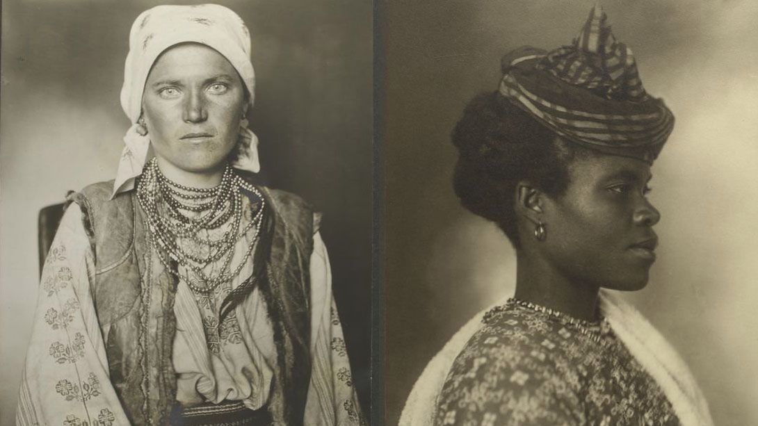 Portrety imigrantów przybywających do Stanów Zjednoczonych na początku XX wieku 1