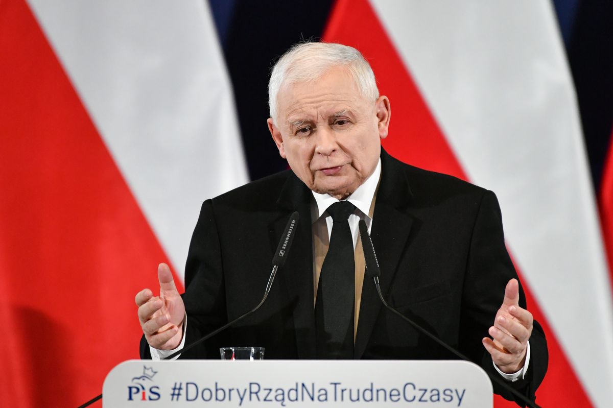 Kaczyński zareagował na publikację o mężu Witek