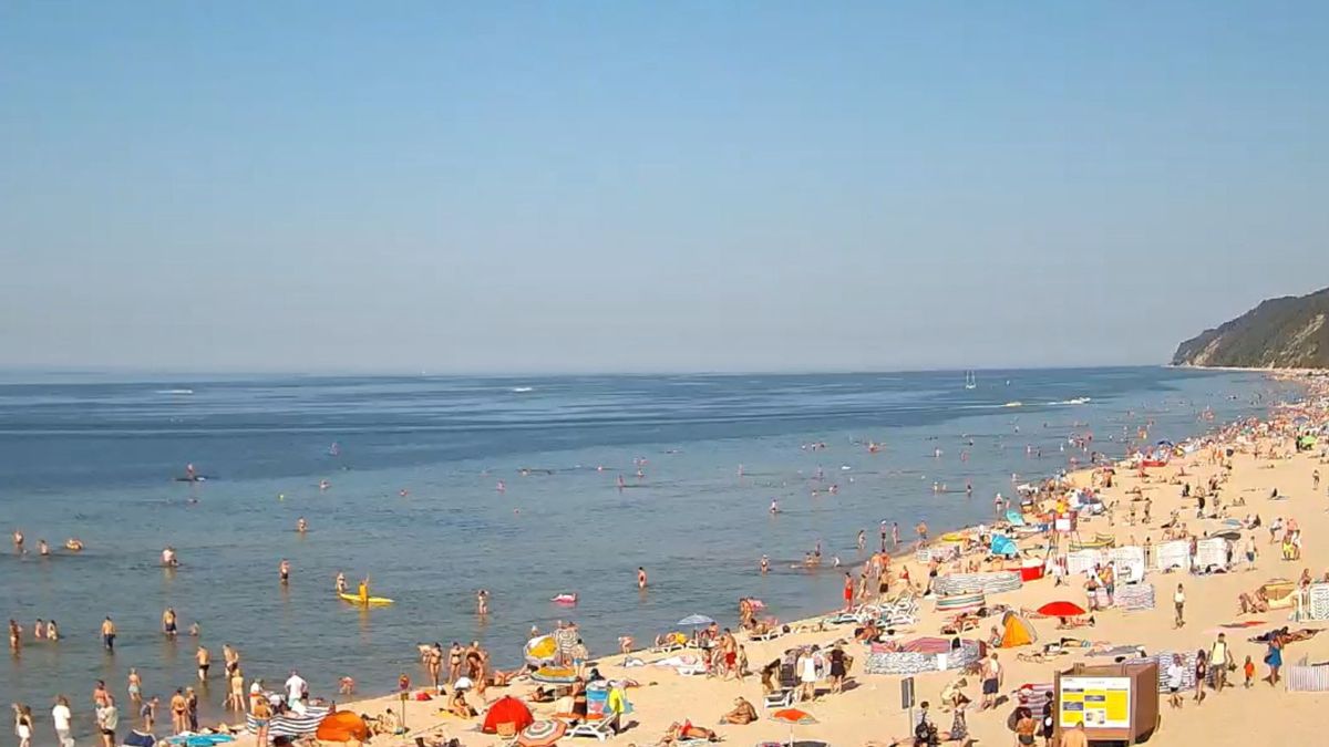 plaża w Miedzyzdrojach