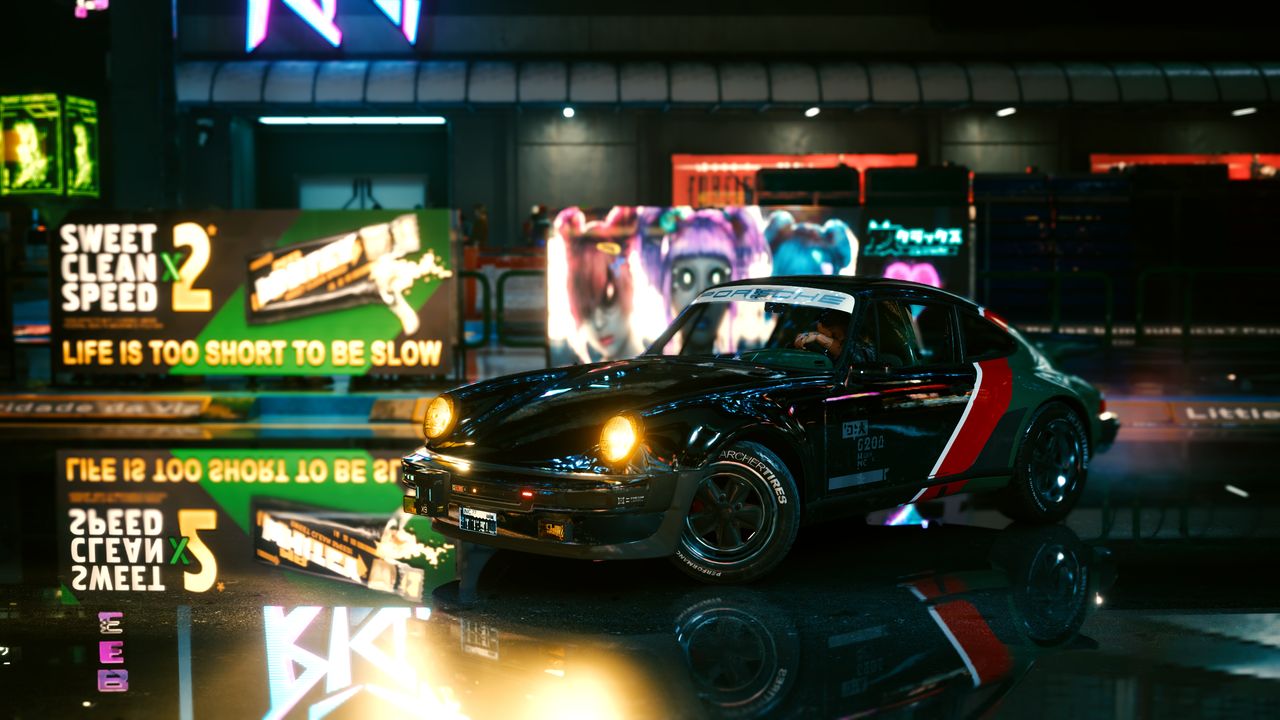 Cyberpunk 2077 w trybie Path Tracing