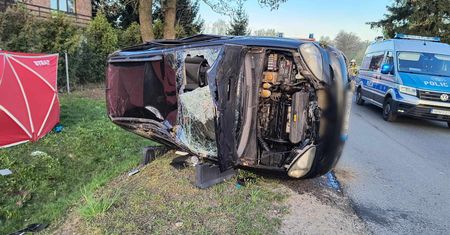 Tragedia na drodze - zginął 21-letni kierowca