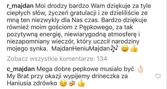 Radosław Majdan celebruje narodziny pierwszego syna