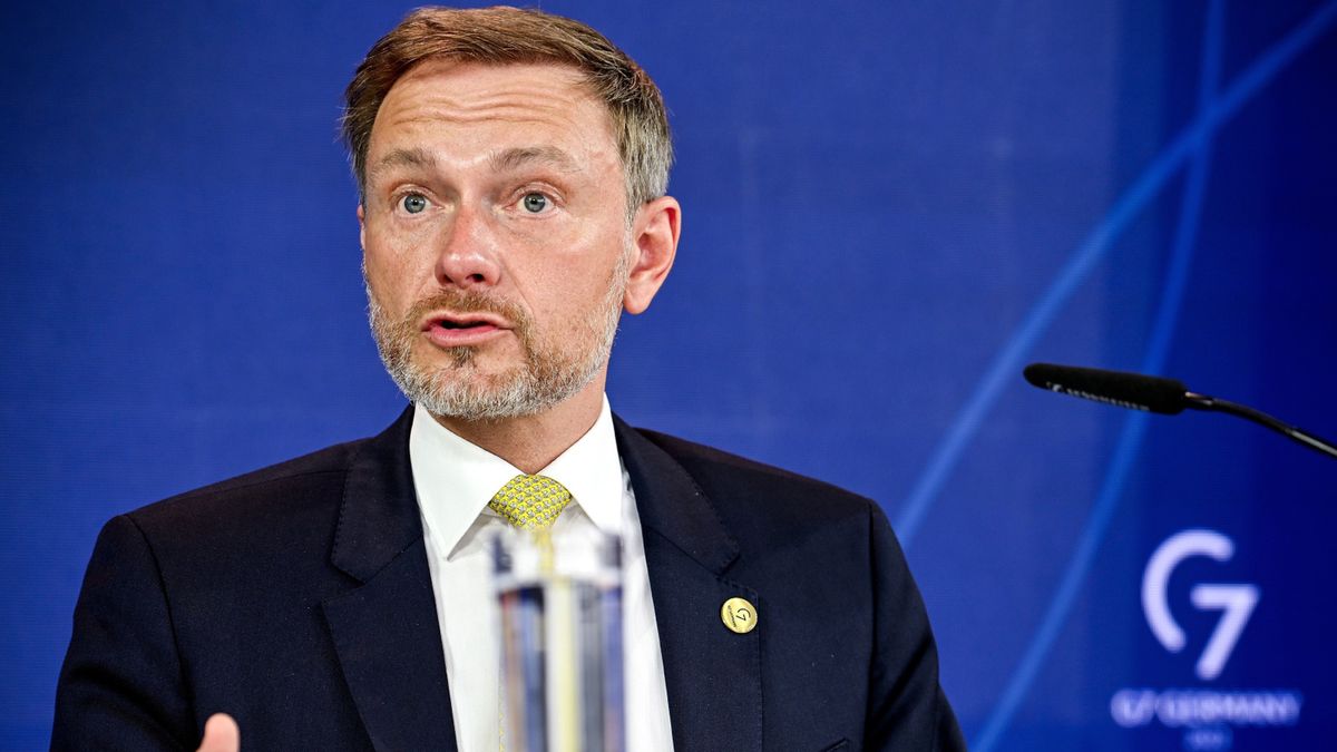 Niemiecki minister finansów Christian Lindner