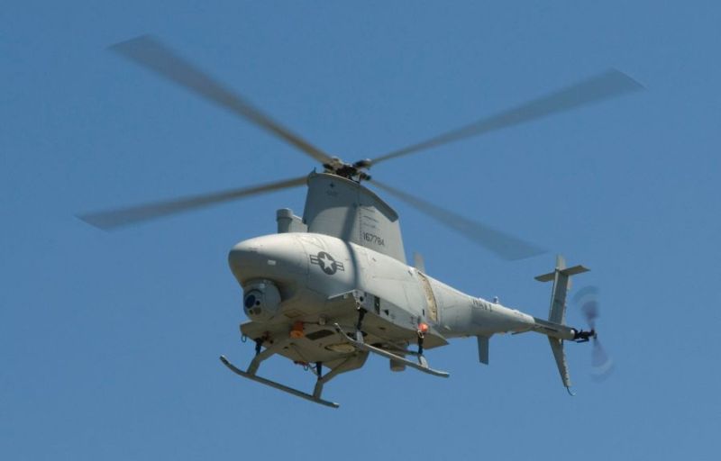 Interakcja bezzałogowca z helikopterem 2