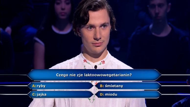 Maksymilian z Kościerzyny nie popisał się w "Milionerach"