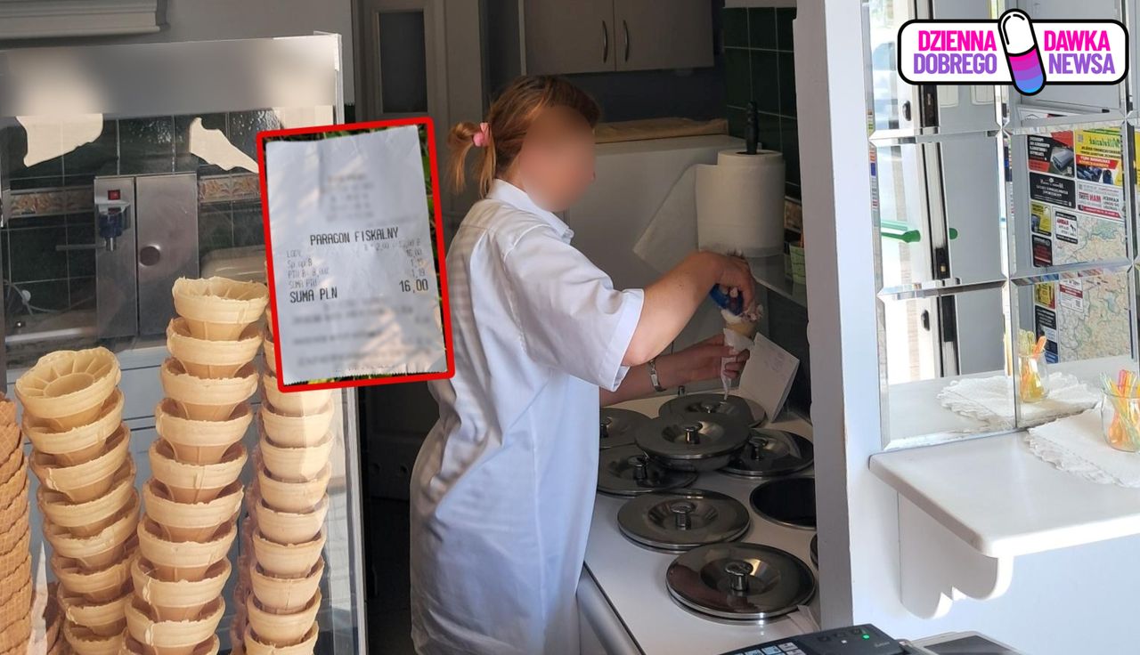 8 zł za gałkę lodów w Lublinie. Gdy ją zobaczył, wyciągnął telefon