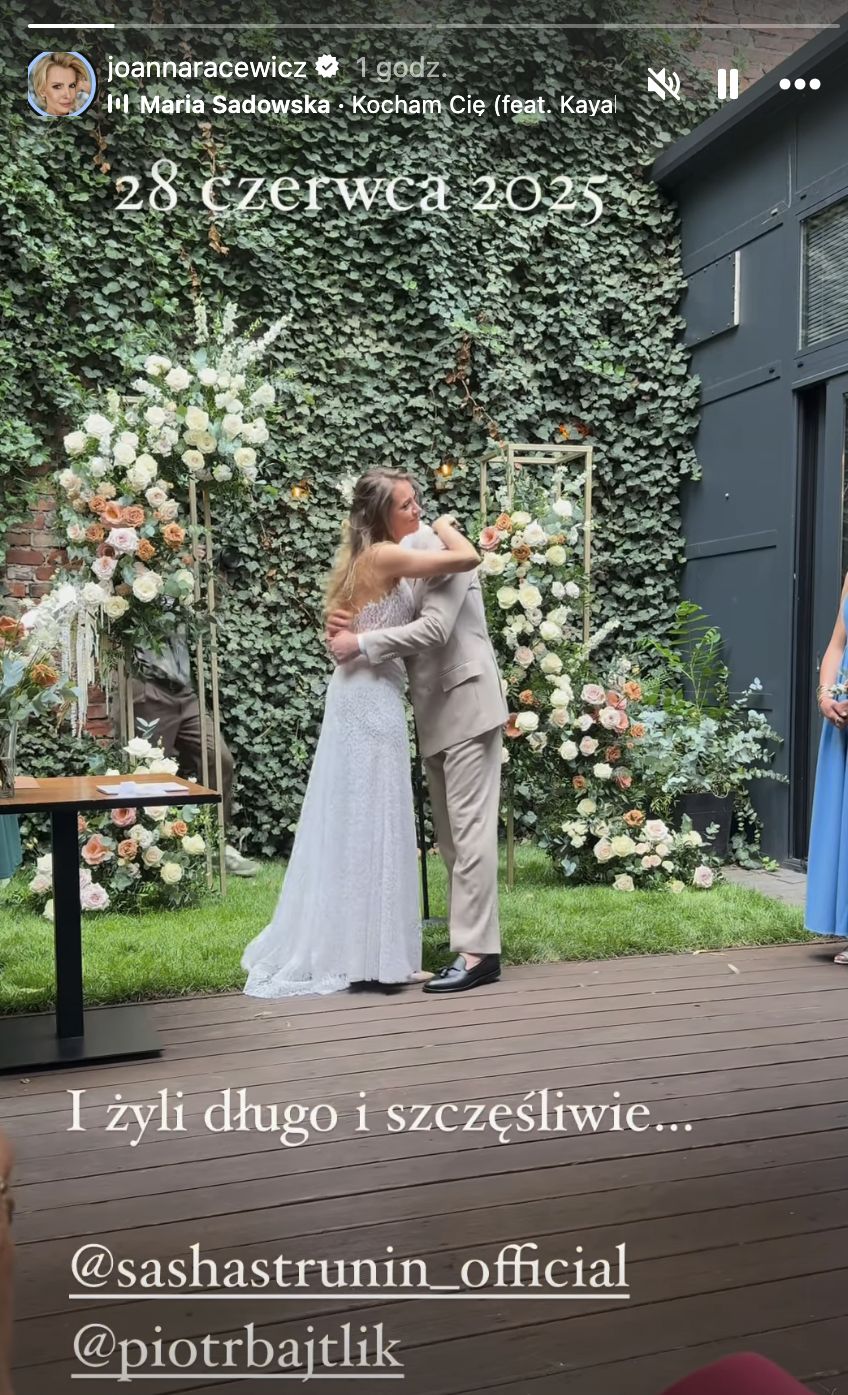 Sasha Strunin i Piotr Bajtlik wzięli ślub