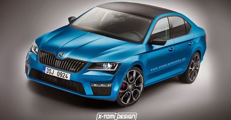 Škoda Superb RS w przygotowaniu