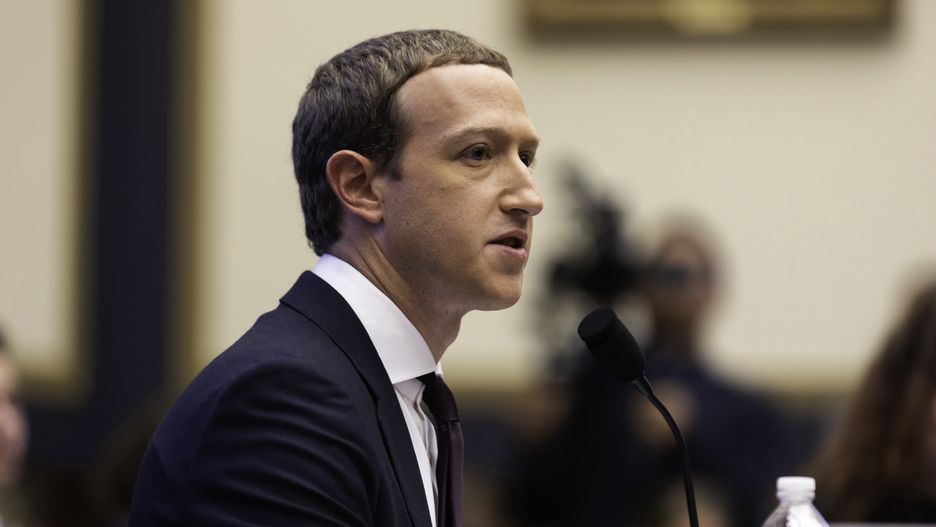 The Facebook CEO, Mark Zuckerberg, testified before the House Financial Services Committee on Wednesday October 23, 2019 Washington, D.C. (Photo by Aurora Samperio/NurPhoto via Getty Images)