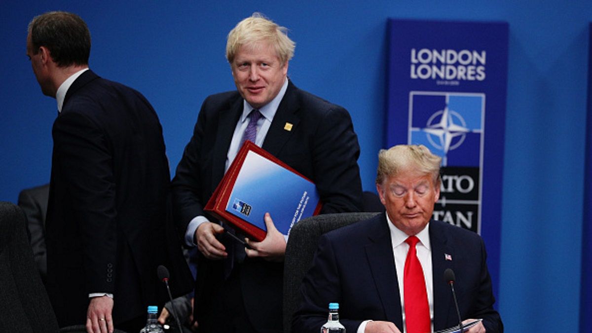 Boris Johnson nie był w stanie wymienić zalet Donalda Trumpa