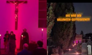 Kontrowersje w Niemczech. Ksiądz przebrał się za wampira