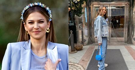 Anna Lewandowska zachęca do dyskusji o "SWOICH FIRMACH", merdając torebusią za prawie 14 tysięcy (FOTO)