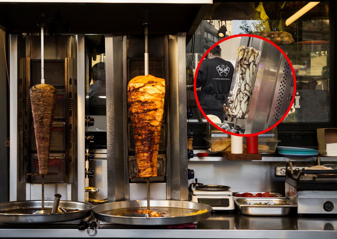 Pierwszy taki kebab na świecie. Wcale nie z baraniny czy kurczaka