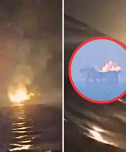 Nocny atak na Morzu Czarnym. Potężne eksplozje blisko Wyspy Węży