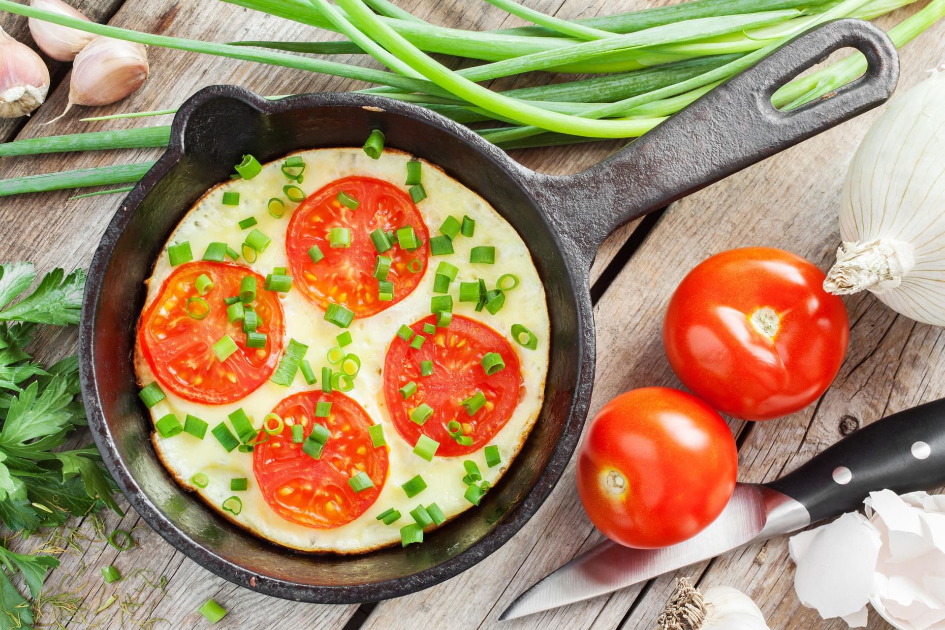 Omlet owsiany to świetny pomysł na danie obiadowe