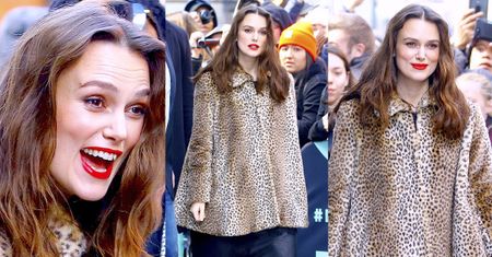 "Drapieżna" Keira Knightley zmierza na wywiad w Nowym Jorku