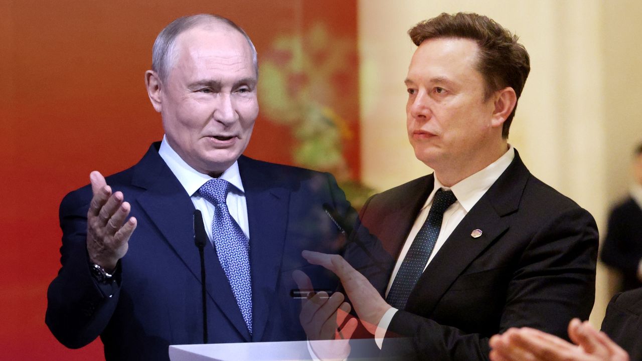 Putin wychwala Muska. Nazwał go geniuszem