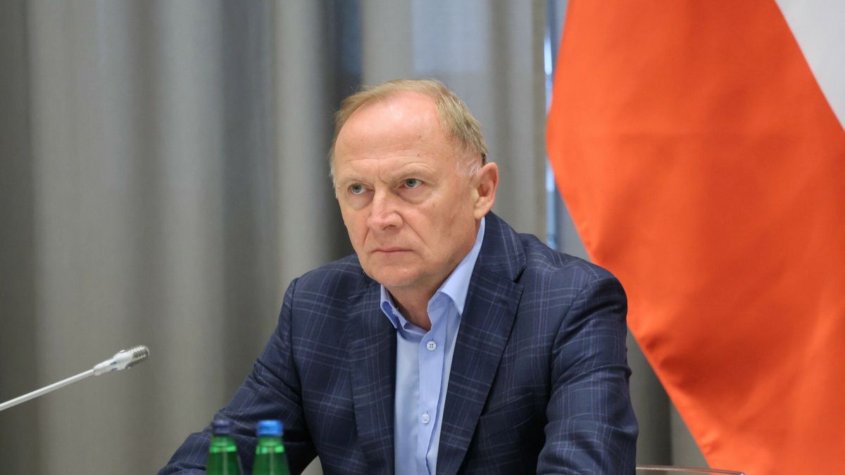 Odprawa w MSWiA nt. sytuacji na granicach
Fot. Pawel Wodzynski/East News, 26.07.2025. MSWiA. Odprawa ministra Marcina Kierwinskiego z wojewodami i szefami sluzb na temat sytuacji na granicach.
N/z: Czeslaw Mroczek
Pawel Wodzynski