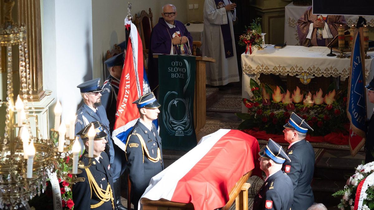 Ostatnie pożegnanie strażaka z Michałowa