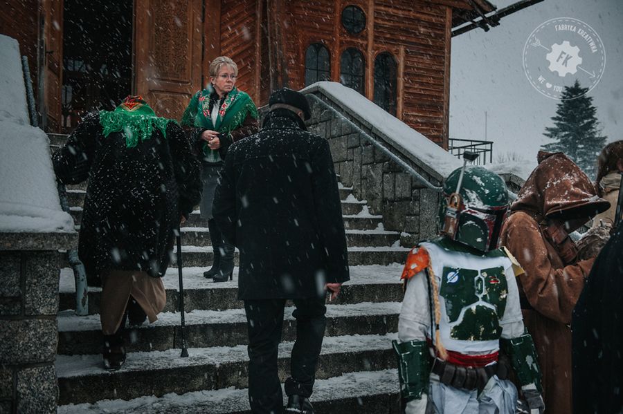 Dawno, dawno temu w odległej galaktyce... odbył się ślub - zdjęcia z ceremonii w klimacie Star Wars 29