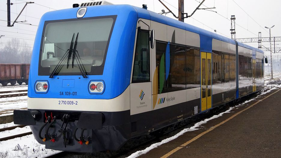 Pociąg Kolei Śląskich
