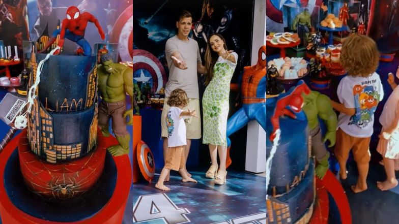 Marina Łuczenko pokazała przyjęcie urodzinowe syna