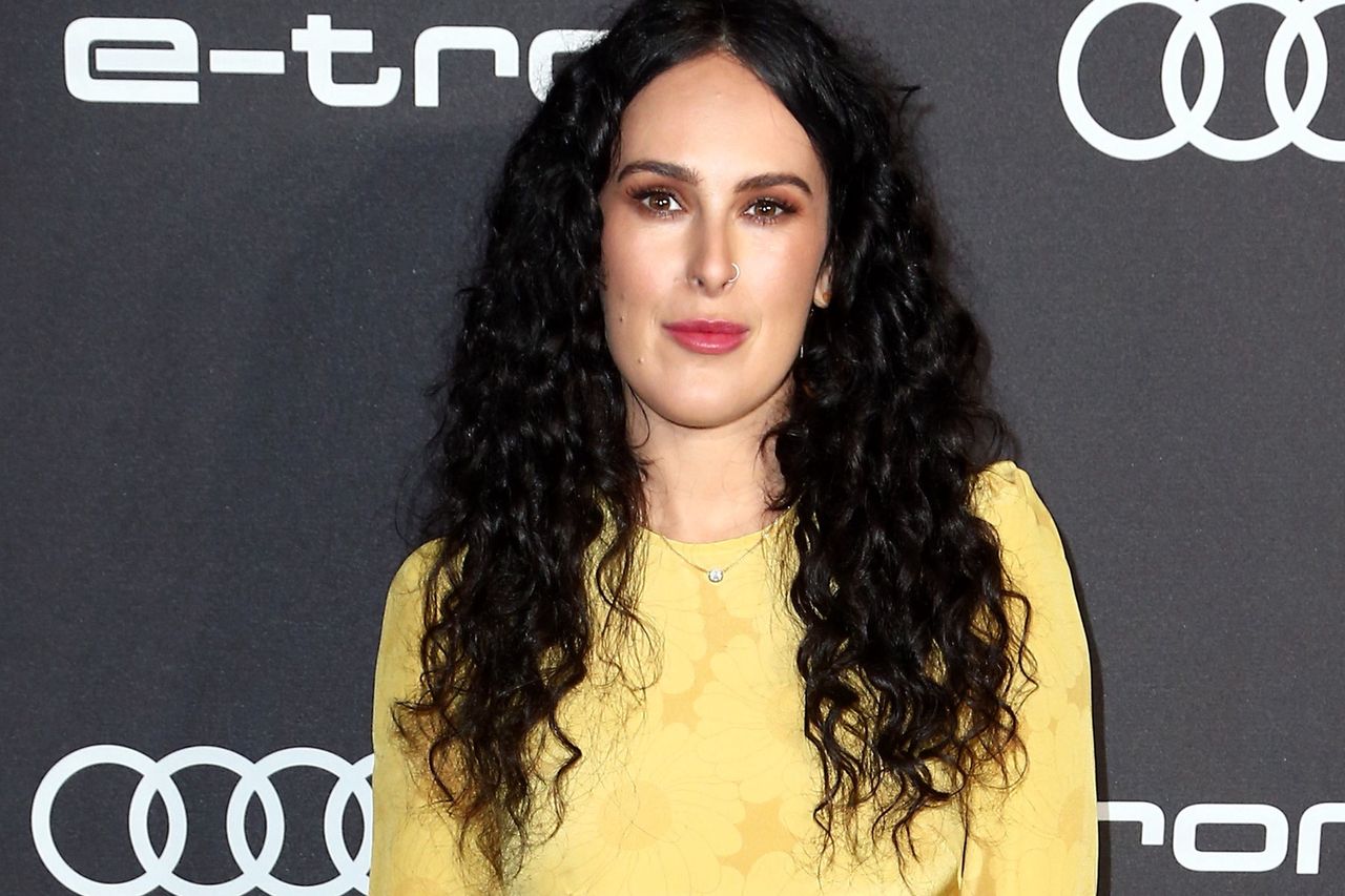 LOS ANGELES, CALIFORNIA - SEPTEMBER 19: Rumer Willis is seen as Audi celebrates the 71st Emmys at Sunset Tower on September 19, 2019 in Los Angeles, California. (Photo by Tommaso Boddi/WireImage)