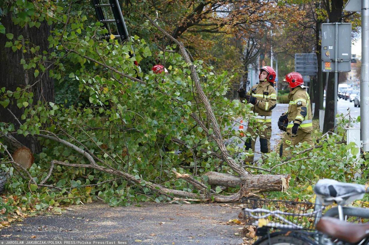 Ulewy i silny wiatr. Strażacy interweniowali ponad 1500 razy